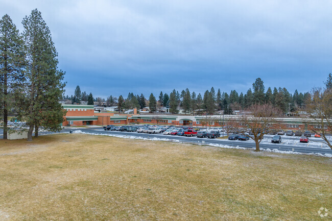 Evergreen Elementary has lots of outdoor space for its students to play on.