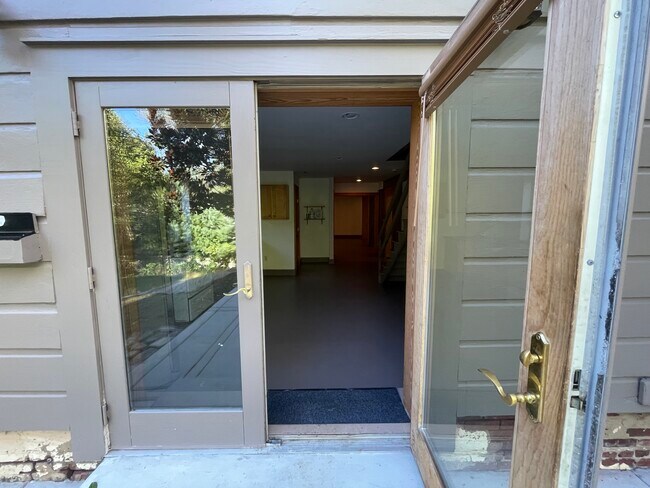 French door entrance-outside