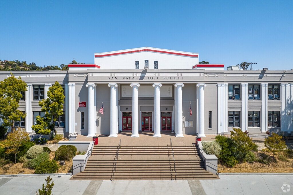 San Rafael High School focuses on the higher education of its students.