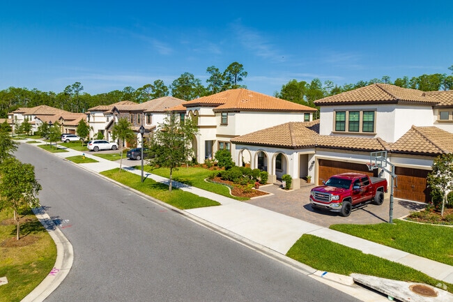 Enjoy the quiet streets with your neighbor in Starkey Ranch.
