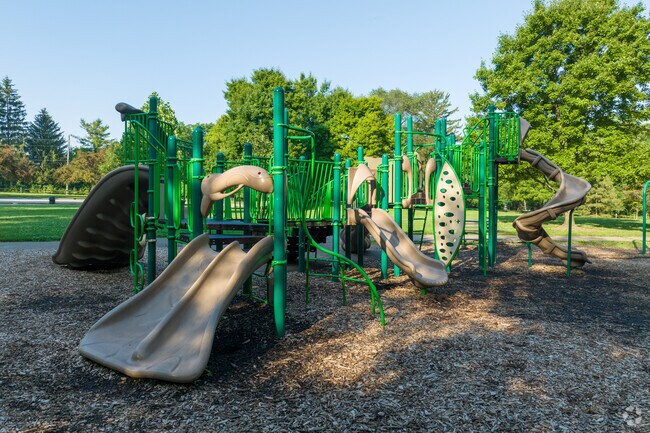 The Flint Park playground is great for kids of all ages in the Village at Worthington.