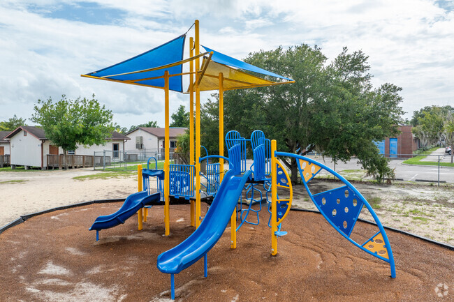Younger students enjoy the jungle gym at Joseph Williams Elementary School.