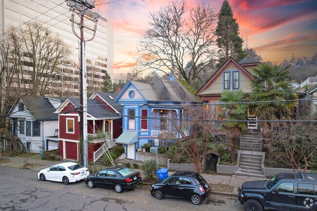 Row of Bungalows in Goose Hollow