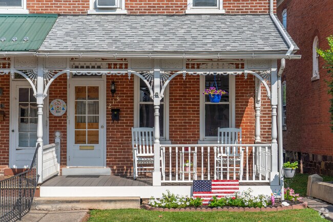 Front porches are a common amenity in Upper Hanover Township.