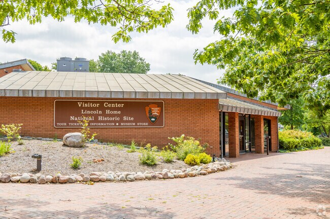 Visit Lincoln's home furnished with period piece furniture in Old Aristocracy Hill.