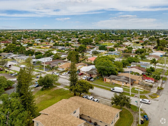 Aerial view of Rock Island in Fort Lauderdale, Florida.