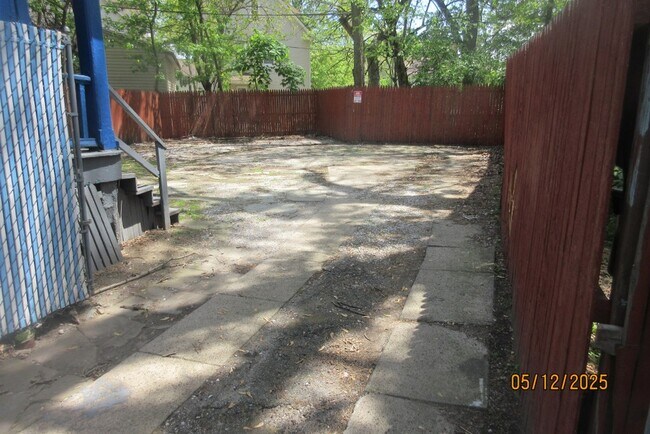 parking in the backyard