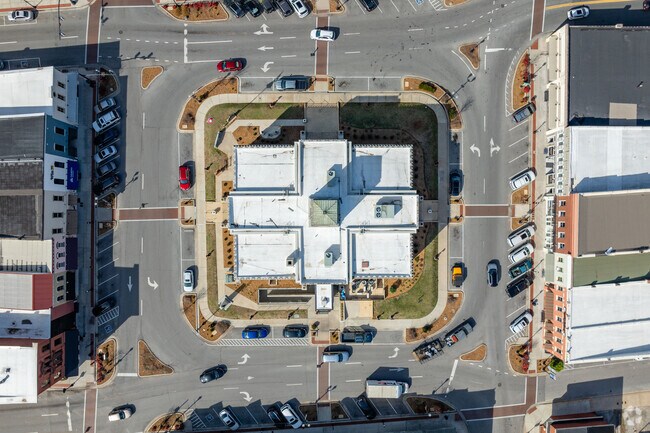 Winchester's downtown is walkable with local businesses and offices.