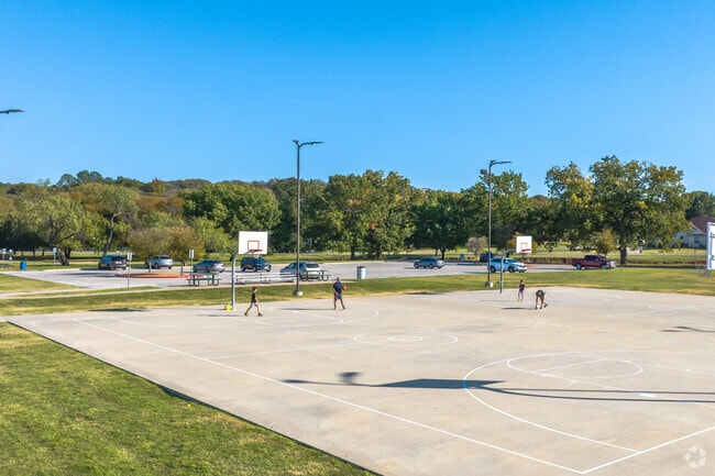 Bear Creek has multiple basketball courts for North Keller families.