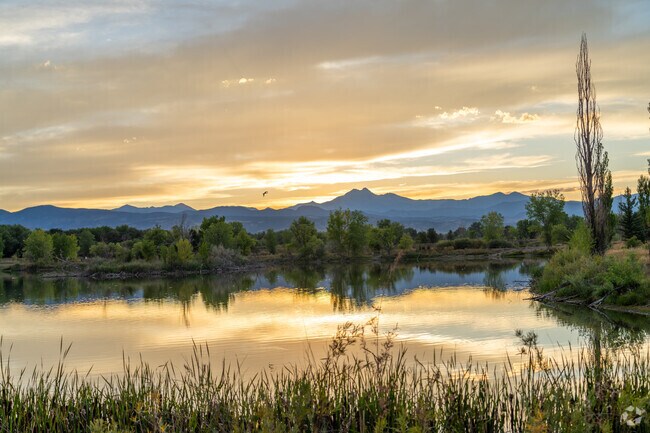 West Saint Vrain is home to the beautiful Golden Ponds Nature Area.