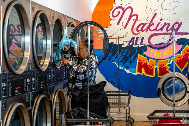 Sip on fresh coffee while waiting for your laundry to finish at The Commons.