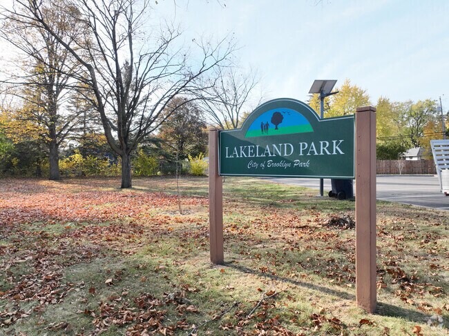 Welcome to Lakeland Park in Brooklyn Park, MN.