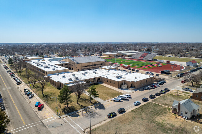 Great Bend High School is the only public school option after middle school.