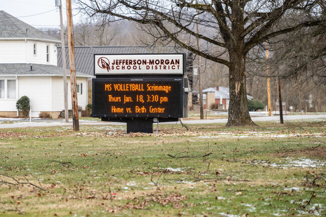 The Jefferson-Morgan School District is the home of Jefferson-Morgan Middle/High School.