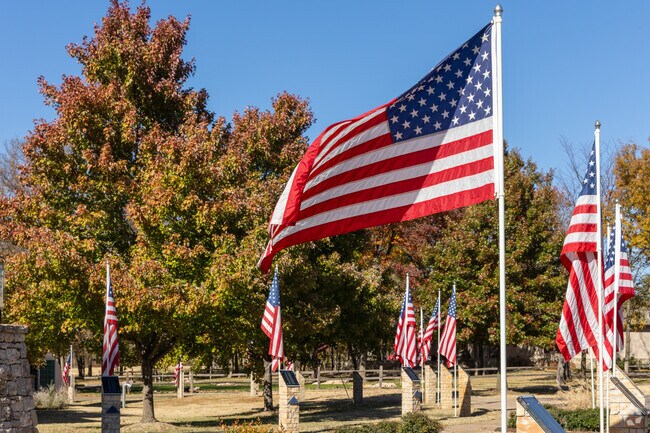 Folds of Honor strikes a patriotic note next door to Patriot Golf Club in Stone Canyon