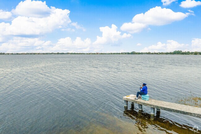Mangonia Park's Lake Mangonia is a great spot to catch largemouth bass, and catfish.