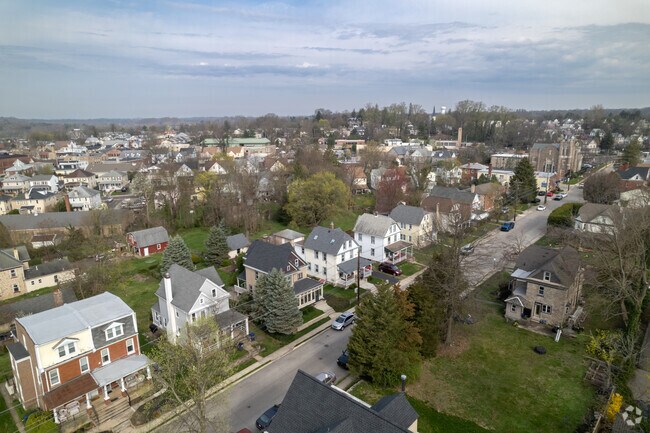Most houses in the neighborhood were built in the early 1900s, including intricate Victorians.