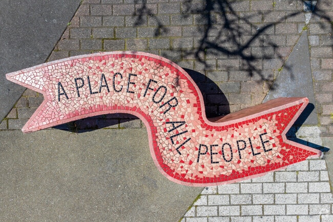 A place for all people along Broadway's Auto Row in Pill Hill, Oakland.