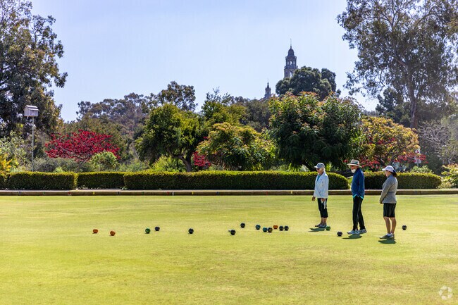 Lawn bowling is a favorite past time in Bankers Hill.