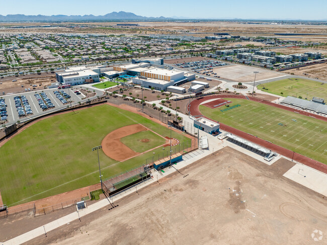Eastmark High School sports fields.