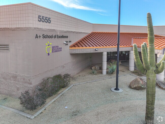 Sonoran Trails Middle School is graded an A-minus by Niche and is offered to most Rio Verde students.