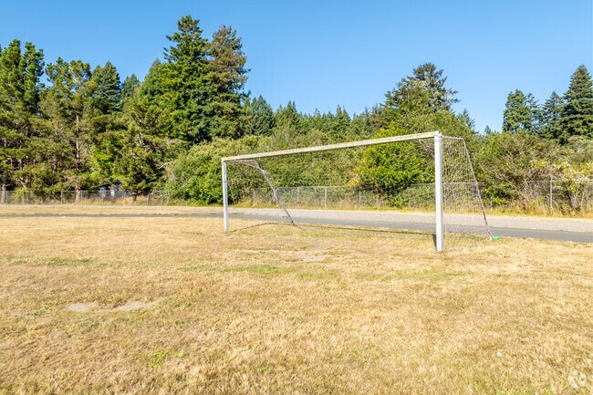 Students at Freshwater Elementary School can play soccer on the field.