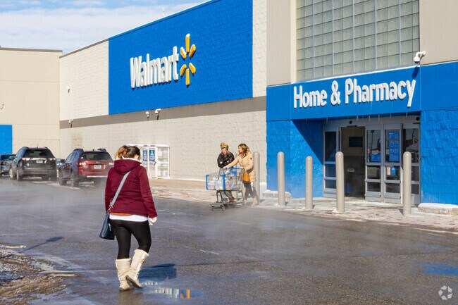 Sheridan residents brave the sub-zero weather to get their home supplies at Walmart.