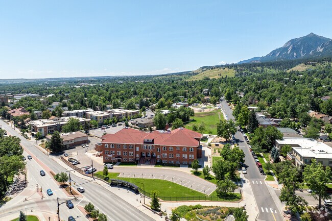 University Hill Elementary is beautiful when viewed from above.