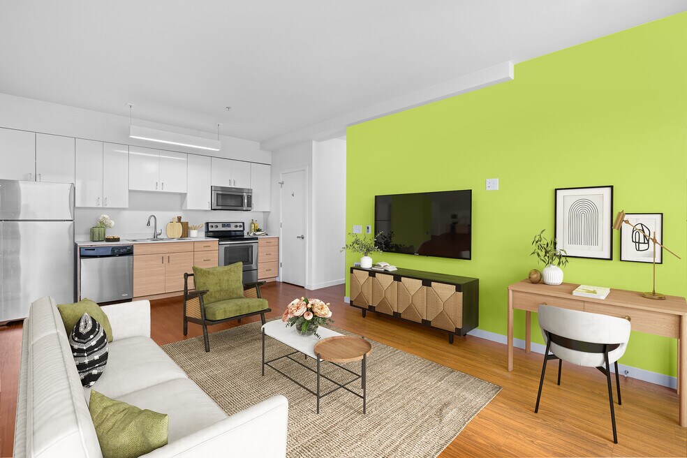 Living Space & Kitchen