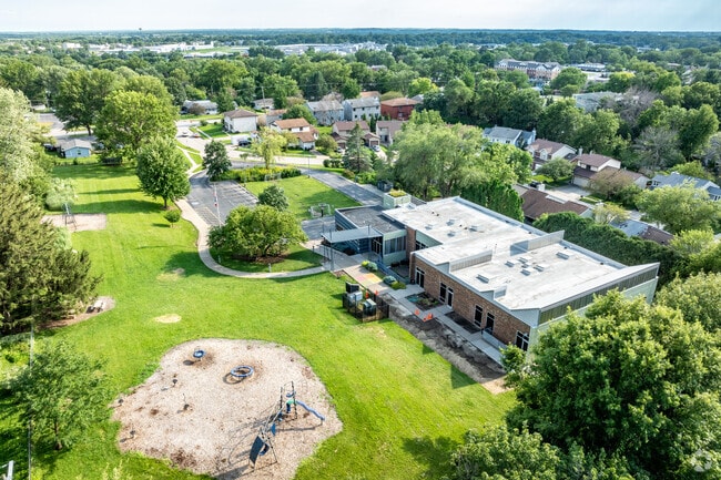 Plenty of outdoor space ensures students can get outside to learn and play.