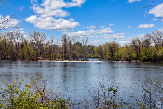 The gorgeous Delaware River courses along the perimeter of the Ewing neighborhood.