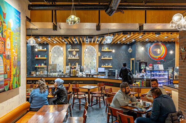 Caffeine fans in Morley go to Qahwah Coffee for a late night top-off in a cafe atmosphere.