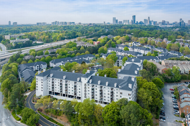 Pine Hills is located on the northeast corner of the Interstate 85 and Route 400 interchange.