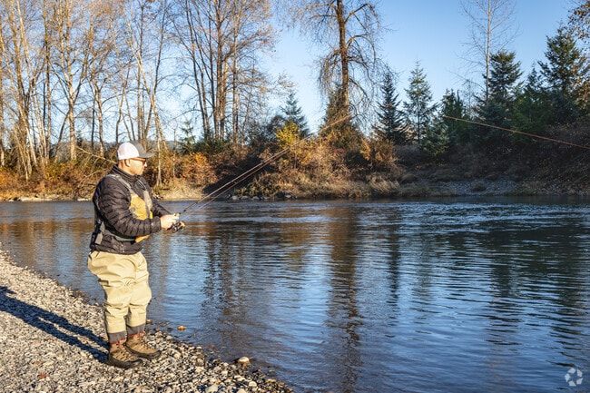 Cast out a line on the Stillaguamish River in Arlington Heights.