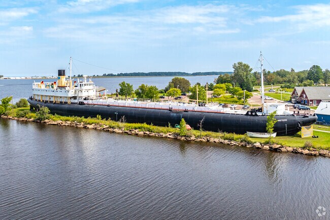 Tour the worlds last Whaleback Ship at Barker's Island.