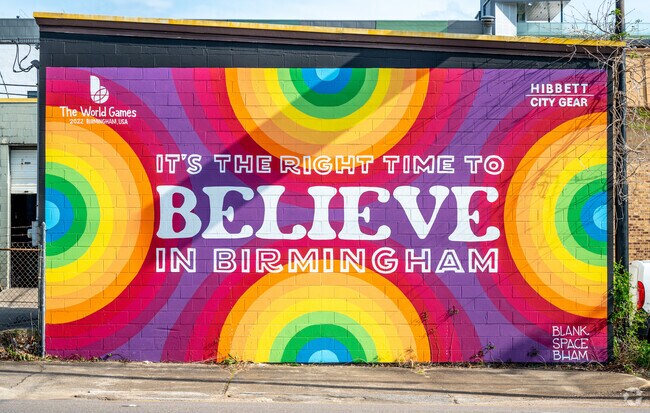 Southside has murals painted for you to enjoy the colorful art.