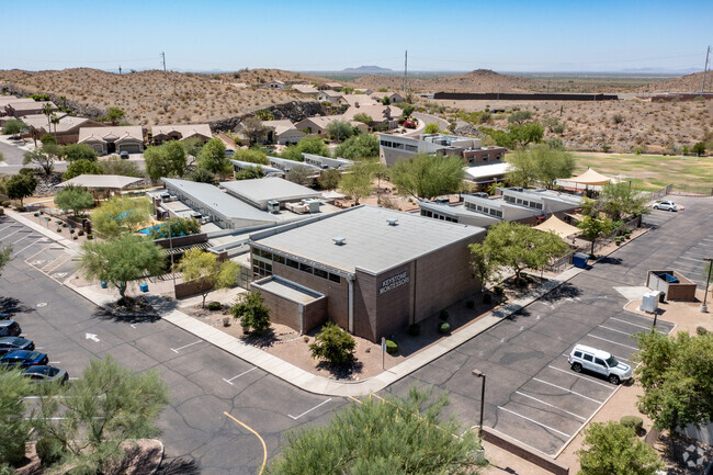 Keystone Montessori campus is a contemporary open design.