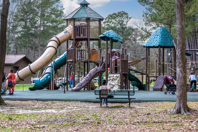 Stockbridge's Clark Community Park has wide open spaces and a large playground for your kids.