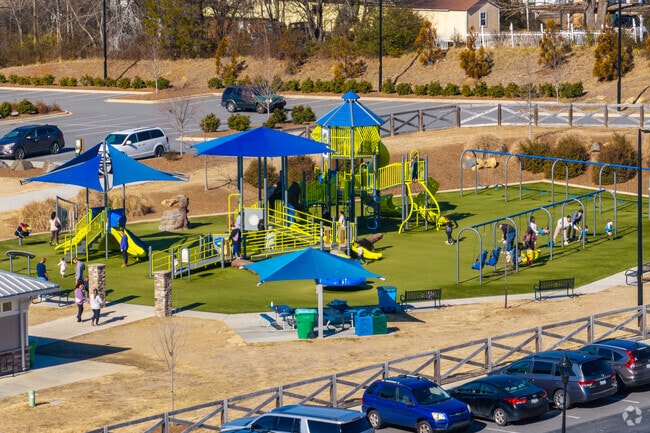 The younger residents love the large playground at Harrisburg Park.