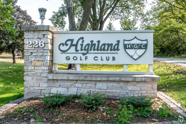 Highland Golf Club is tucked into the wooded hills on the south side of the Iowa River.
