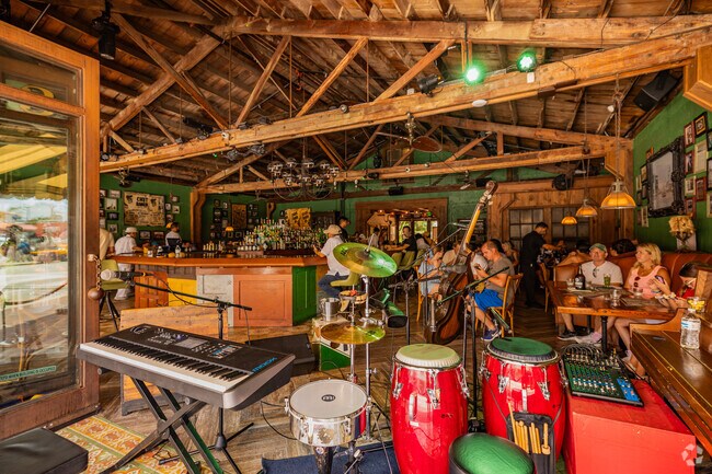 Enjoy live music and great food at the historic Ball & Chain on Calle Ocho, Little Havana.