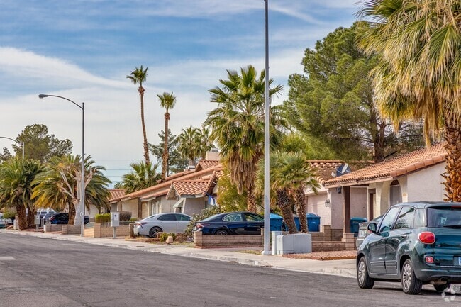 Spanish contemporary homes are plentiful in Winchester, Nevada.