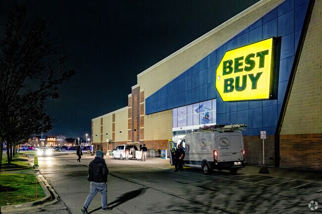 Taylor shoppers can find an array of big box retail like Best Buy clustered around the mall.