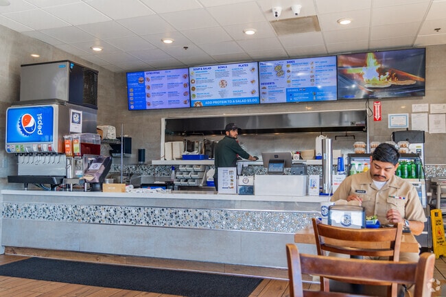 Nick the Greek is an excellent place to grab lunch in Sky View.