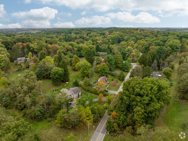All you see is green when you enter Pine Township.