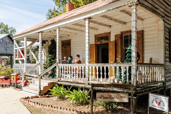 One of a dozen homes at Acadian Village representing Cajun lifestyles over the past centuries.