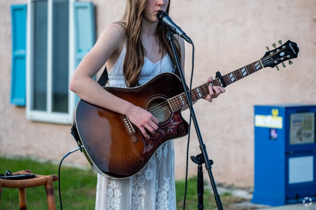 Live music can be enjoyed along Canal St during the Canal Street Nights near Bouchelle Island.