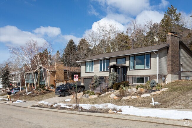 Well maintained two-story homes are located throughout The Avenues neighborhood.