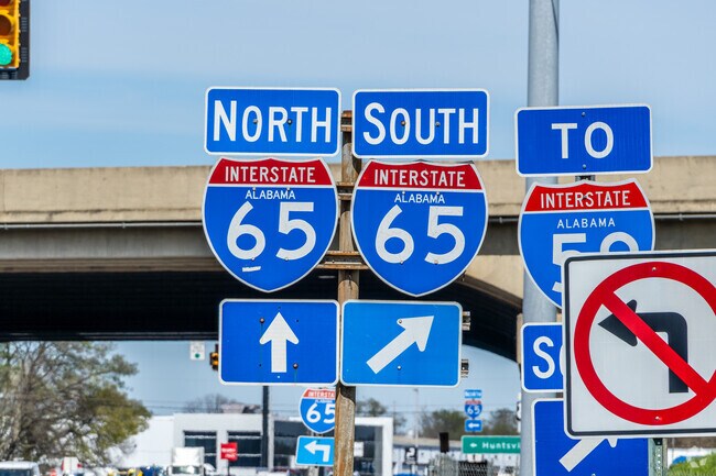 Evergreen residents have easy access to the interstate.