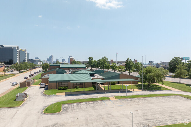 Gateway Hubert Wheeler School is located downtown St. Louis at 100 Garrison.